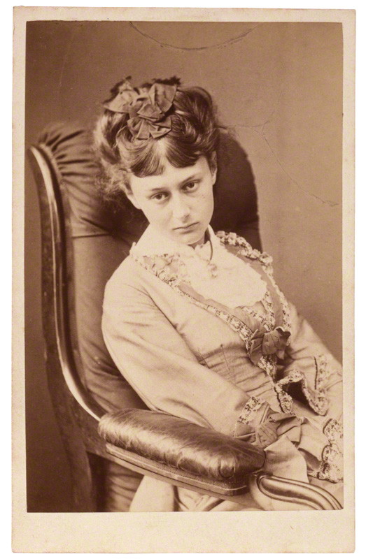 Alice Liddell by Lewis Carroll (Charles Lutwidge Dodgson), albumen carte-de-visite, 25 June 1870