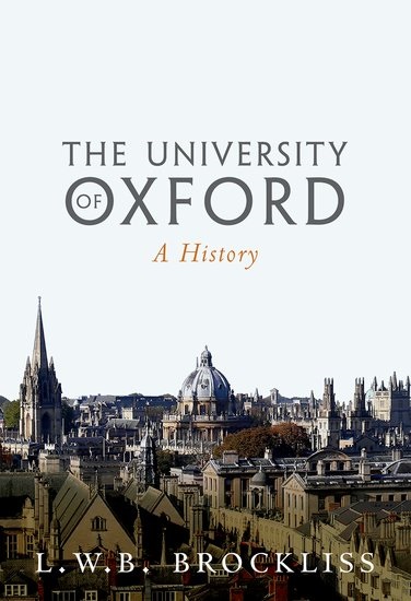 The University of Oxford: A History - cover