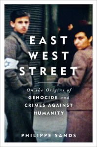 Cover of East West Street, courtesy of the publisher.